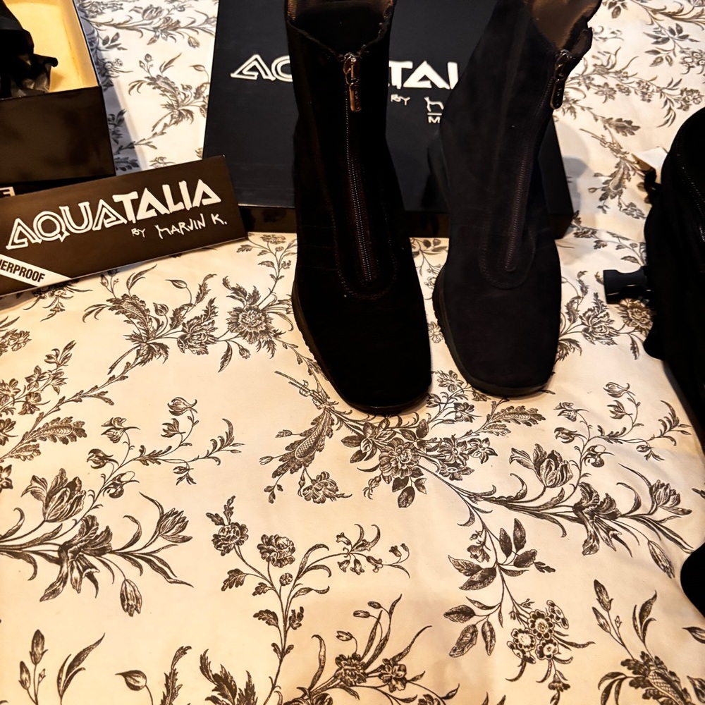 Aquatalia winter boots weatherproof